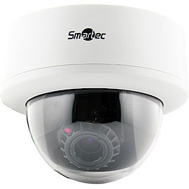 Купольная камера Smartec STС-3514 с разрешением 680/700 ТВЛ и системой двухмерно-трехмерного шумоподавления  