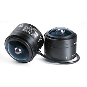 Сверхширокоугольные объективы Fujinon YF360A для двухмегапиксельных камер видеонаблюдения  